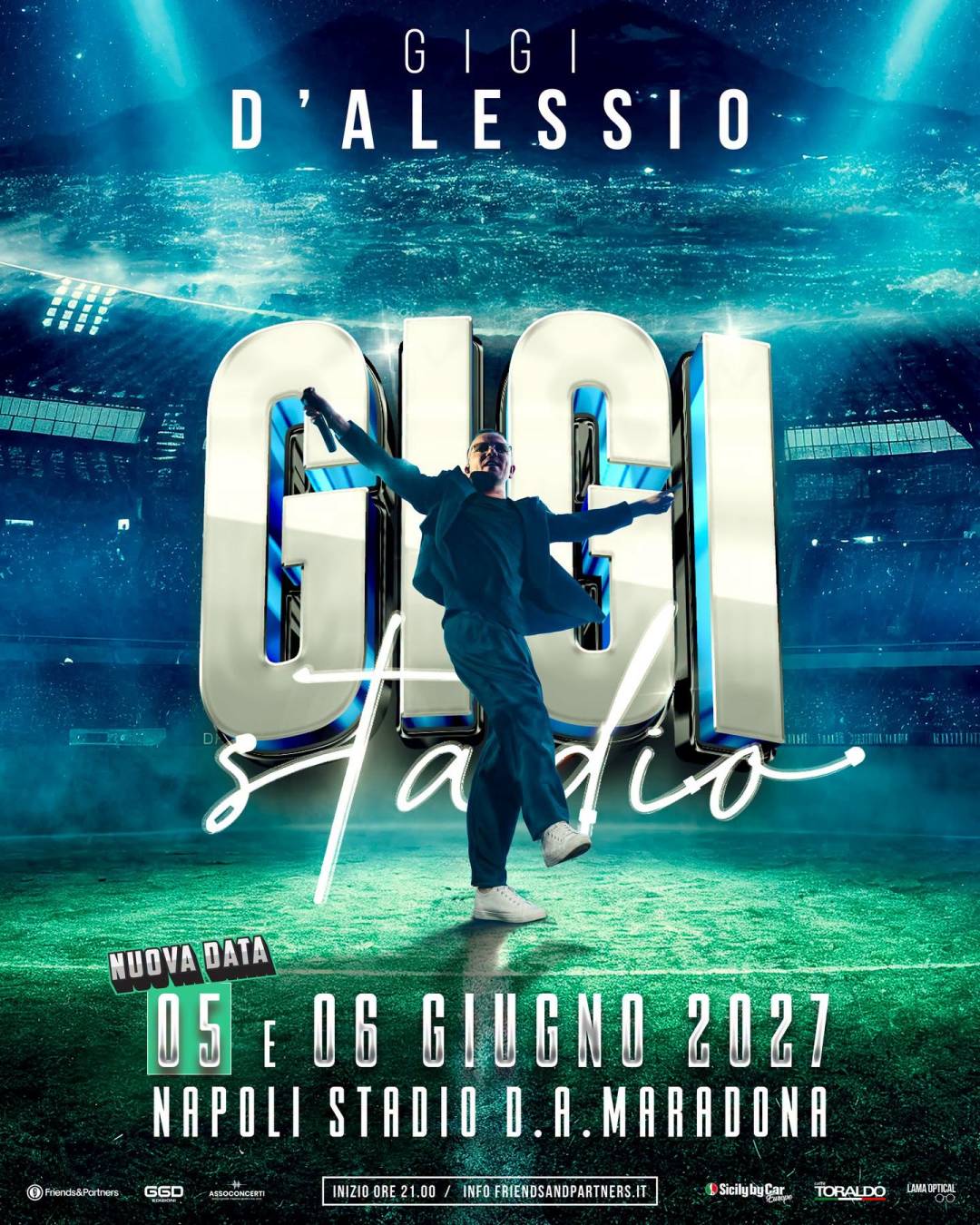 BUS GIGI D'ALESSIO AT STADIO MARADONA – NAPOLI