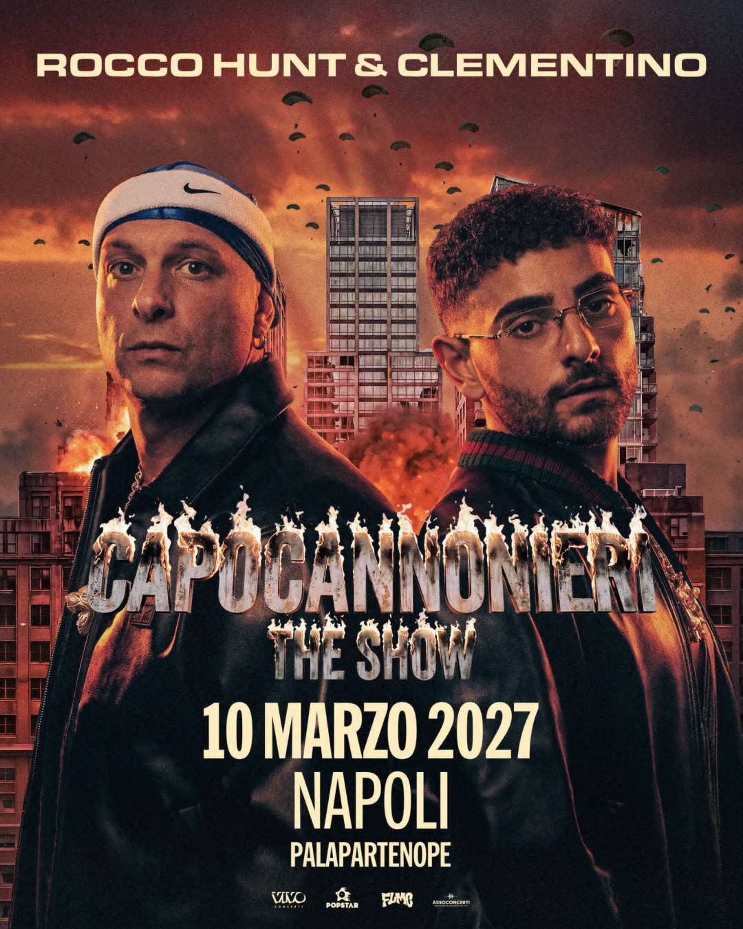 BUS CLEMENTINO & ROCCO HUNT AT TEATRO PALAPARTENOPE - NAPOLI